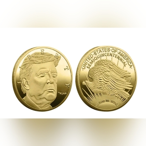 NEW President Donald J Trump collector coin Liberty Coin Semiquintennial - Picture 1 of 8